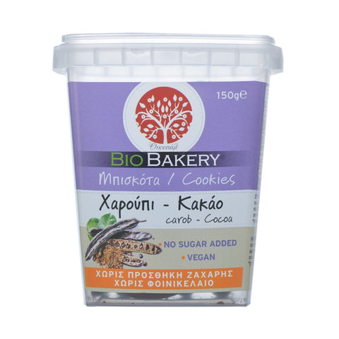 Oikopal Био бисквити с рожков и какао 150 гр.