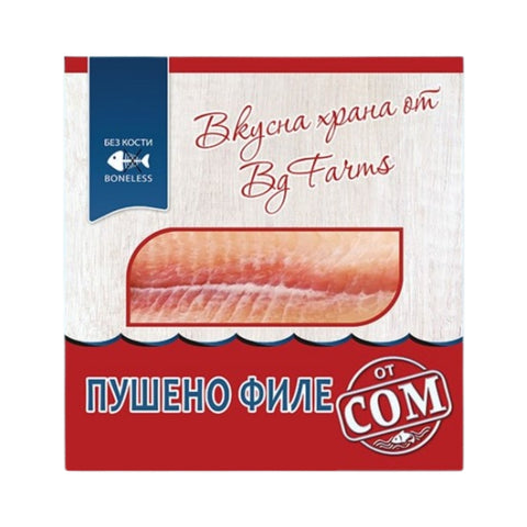 АКВАФИШ Пушено Филе от Сом Слайсирано 150 гр.