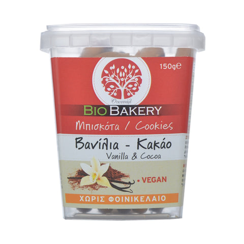 Oikopal Био бисквити с ванилия и какао 150 гр.