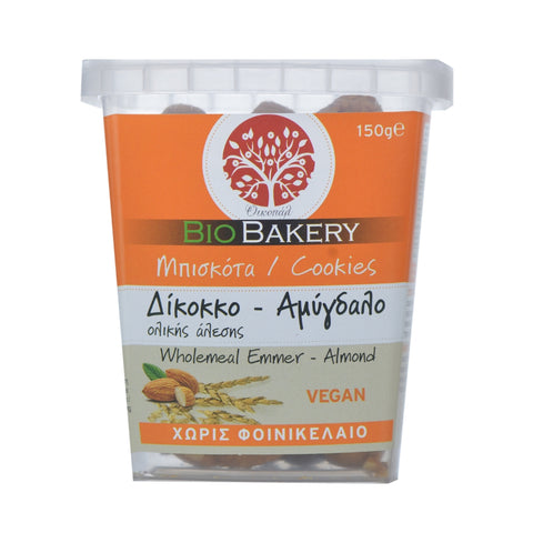 Oikopal Био бисквити с цели бадеми 150 гр.