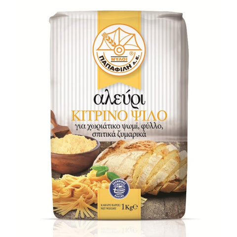 PAPAFILI MILLS Фино жълто брашно