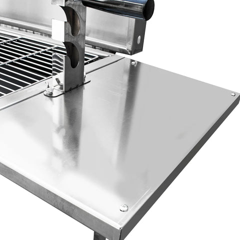 Грил на Дървени Въглища от Неръждаема Стомана