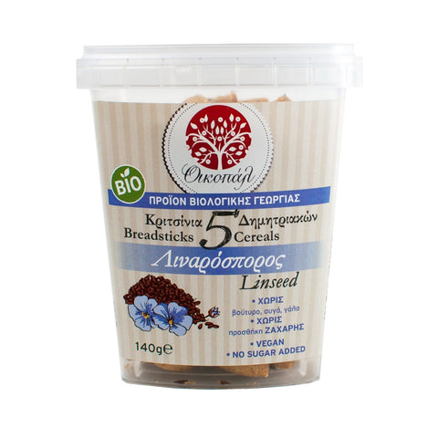 Oikopal Био гризини с ленено семе 140 гр.