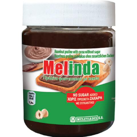 MELETIADIS Течен Шоколад Без Добавена Захар 400 гр.