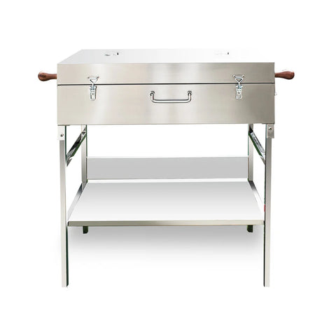 Скара на Дървени Въглища SUPREMESTEEL от Неръждаема Стомана