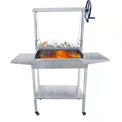 Неръждаема Стомана Тип Аржентина Скара на Дървени Въглища ASADOKING