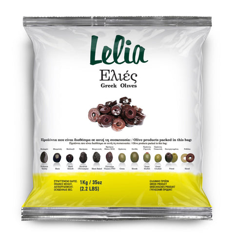 LELIA Маслини Каламата рязани на шайби 1 кг.