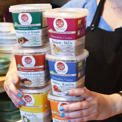 Oikopal Био бисквити с лешник и какао 150 гр.