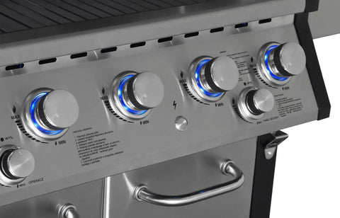 Газово барбекю GS GRILL SUPERIOR 4 + 1 + 1 Неръждаема стомана – 21kW